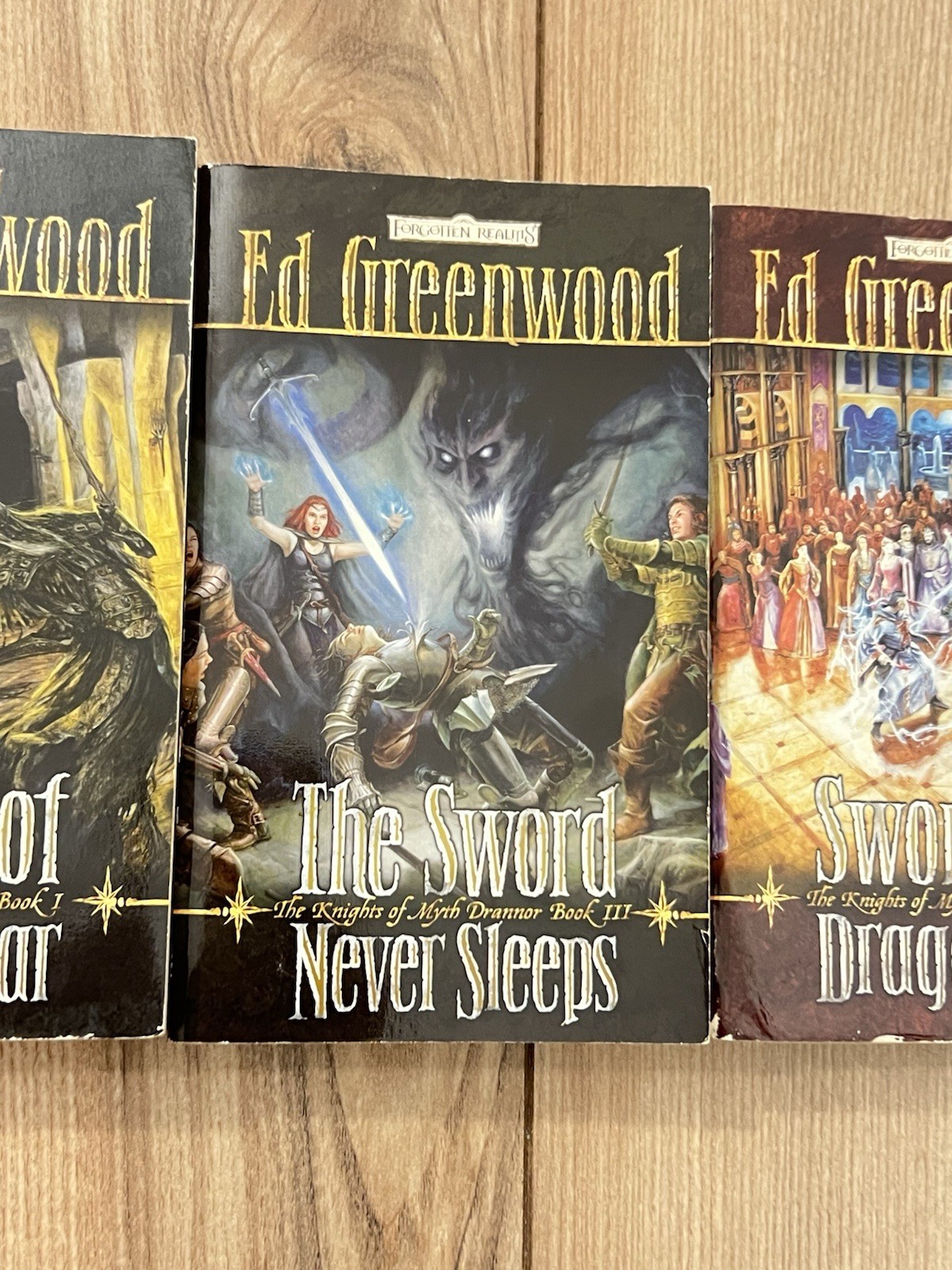 Forgotten Realms The Knights of Myth Drannor Tsr Trilogy Book Set 1st Edition