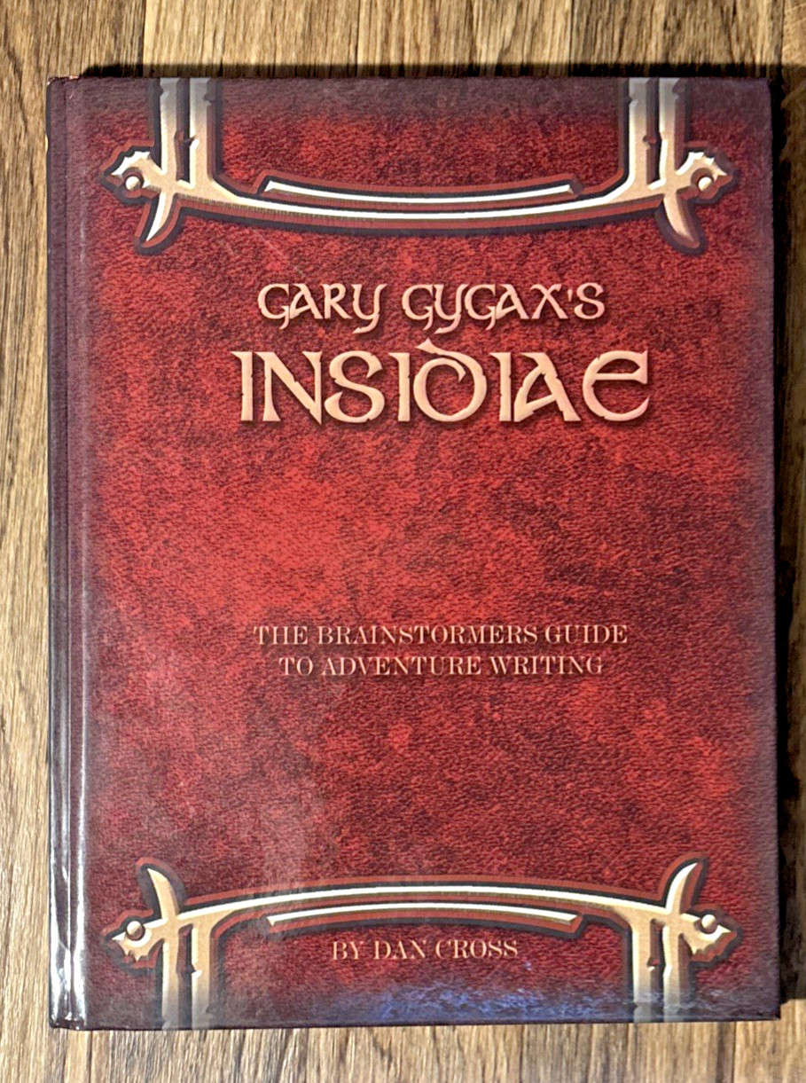 Gary Gygax’s Insidiae (2004) Troll Lord RPG Adventure Writing Guide