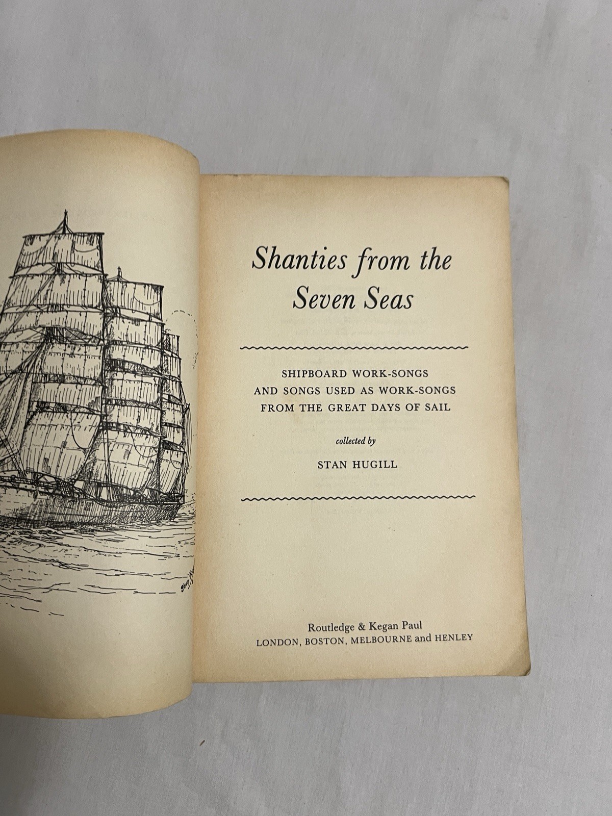 Shanties from the Seven Seas by Stan Hugill (1984 paperback)