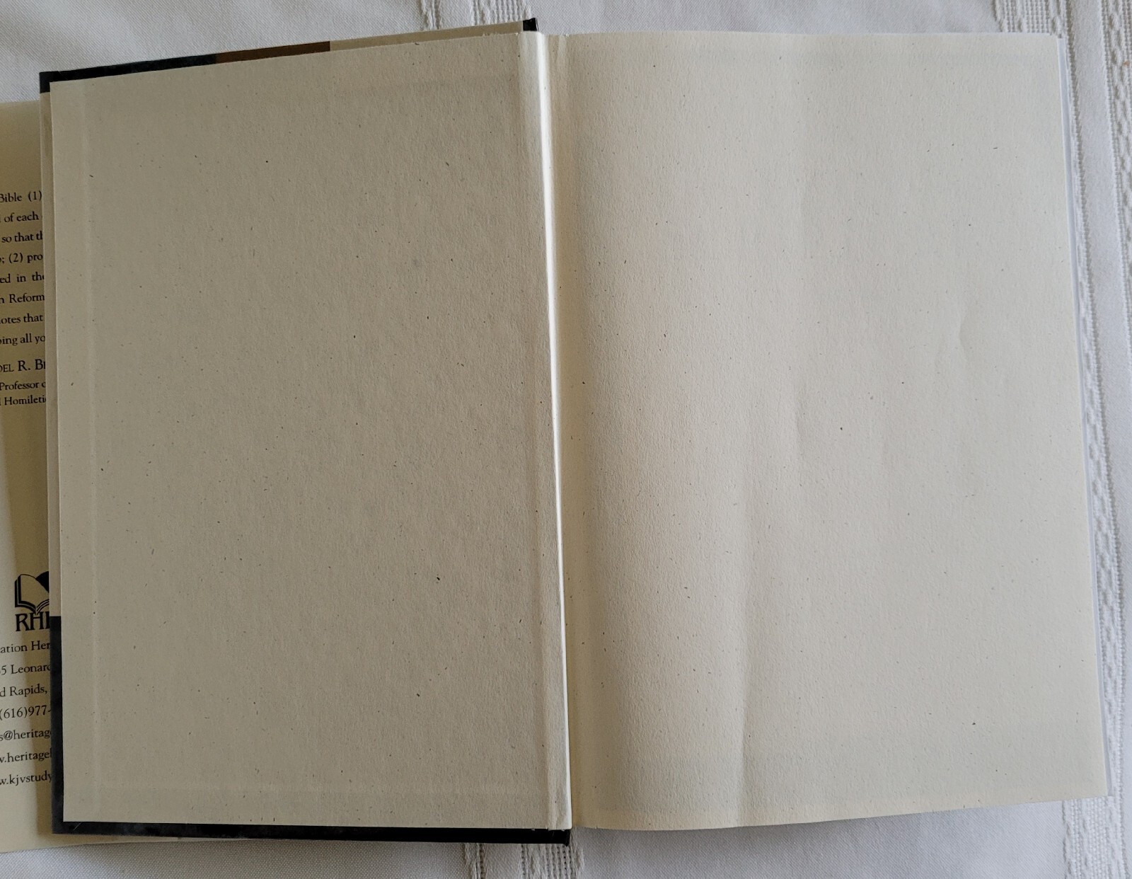 Reformation Heritage KJV Study Bible – H/C D/J – VG Condition