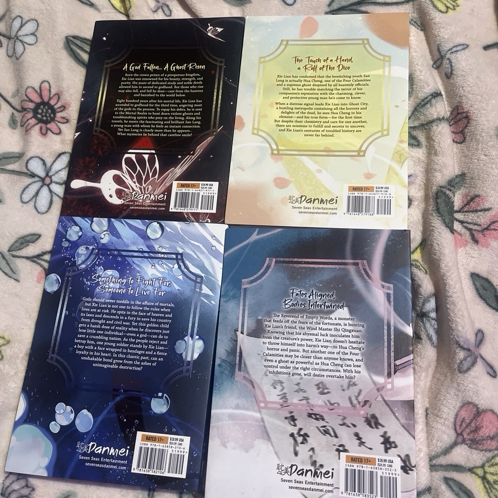 Heaven Official’s Blessing: Tian Guan Ci Fu Vol 1-4 PB Set Mo Xiang Tong Xiu