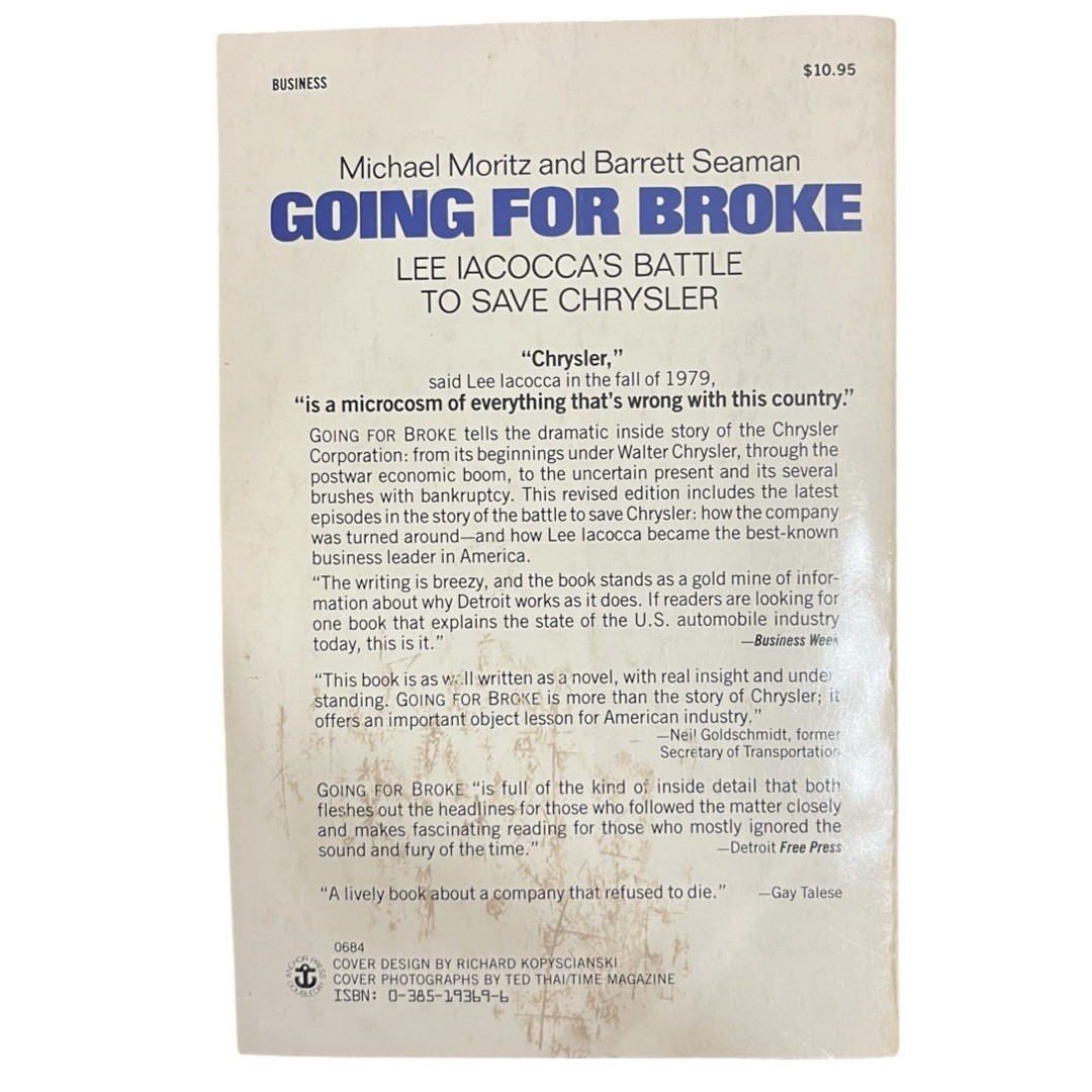 Going For Broke – Michael Moritz & Barrett Seaman (Paperback, 1984)