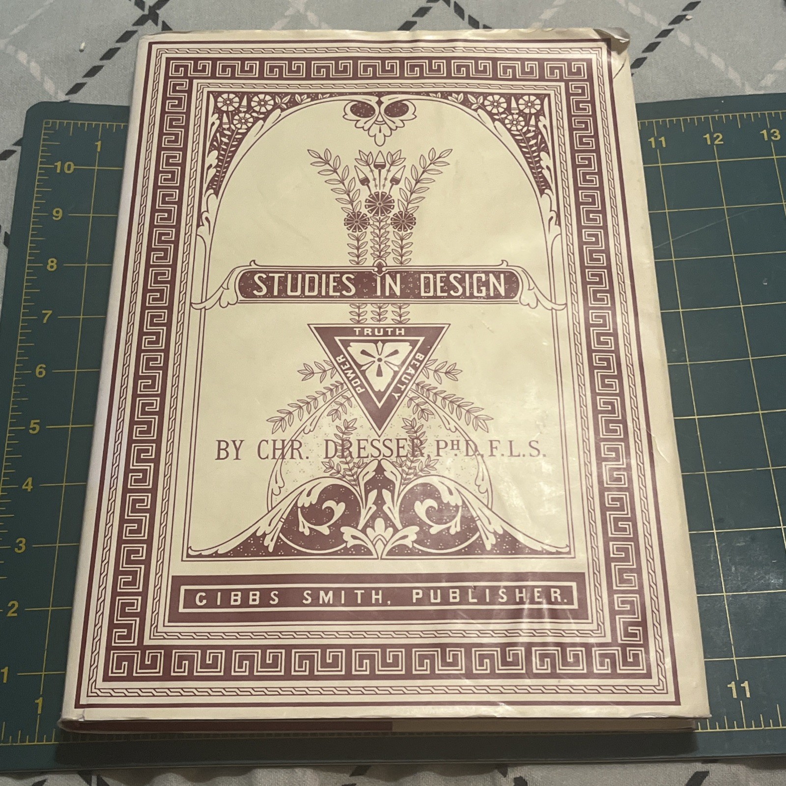 Studies in Design Hardcover Christopher Dresser Gibbs Smith Publisher DJ HC