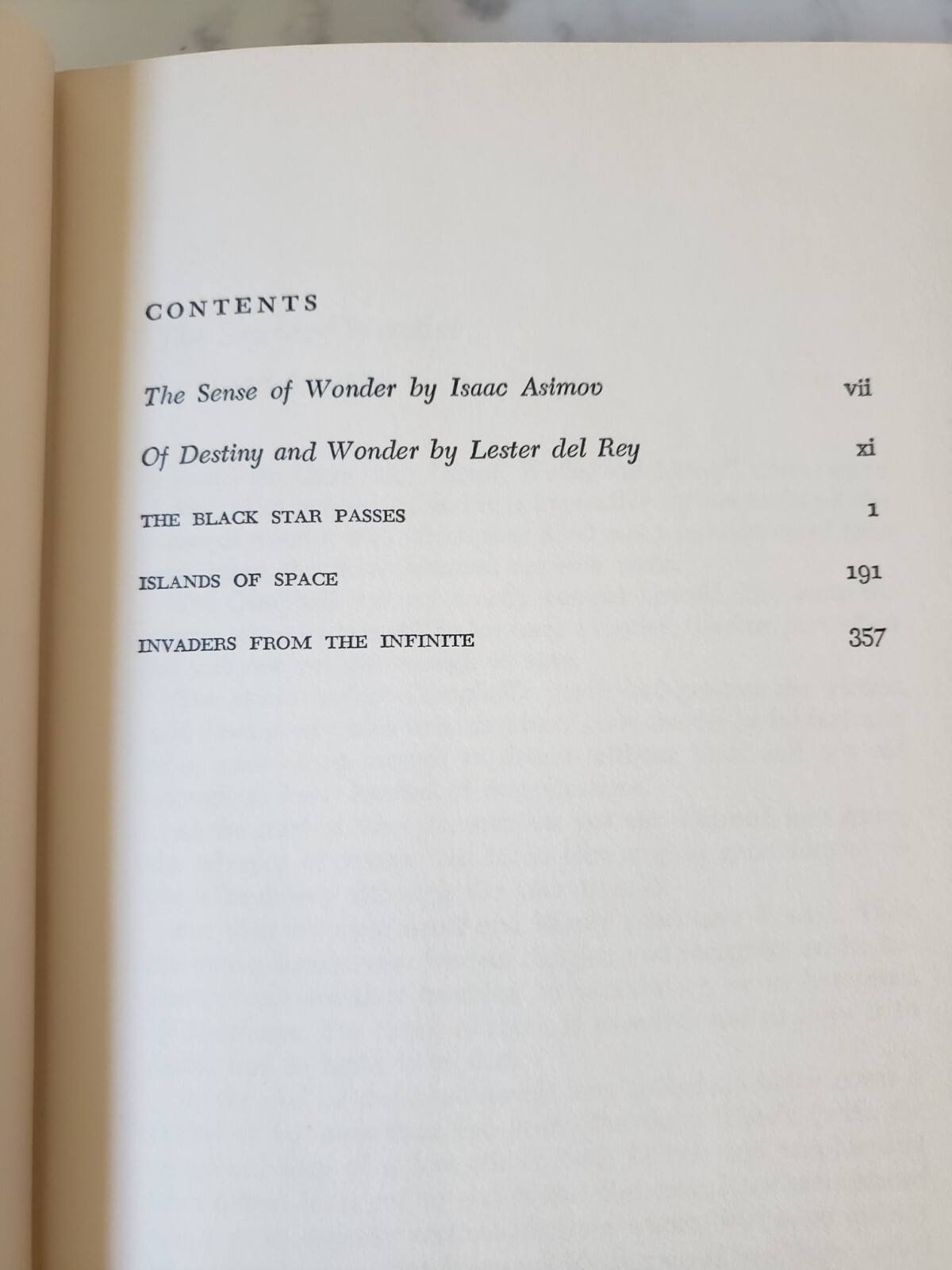 JOHN W. CAMPBELL ANTHOLOGY: THREE NOVELS Doubleday SF 1st edition (1973) HCDJ