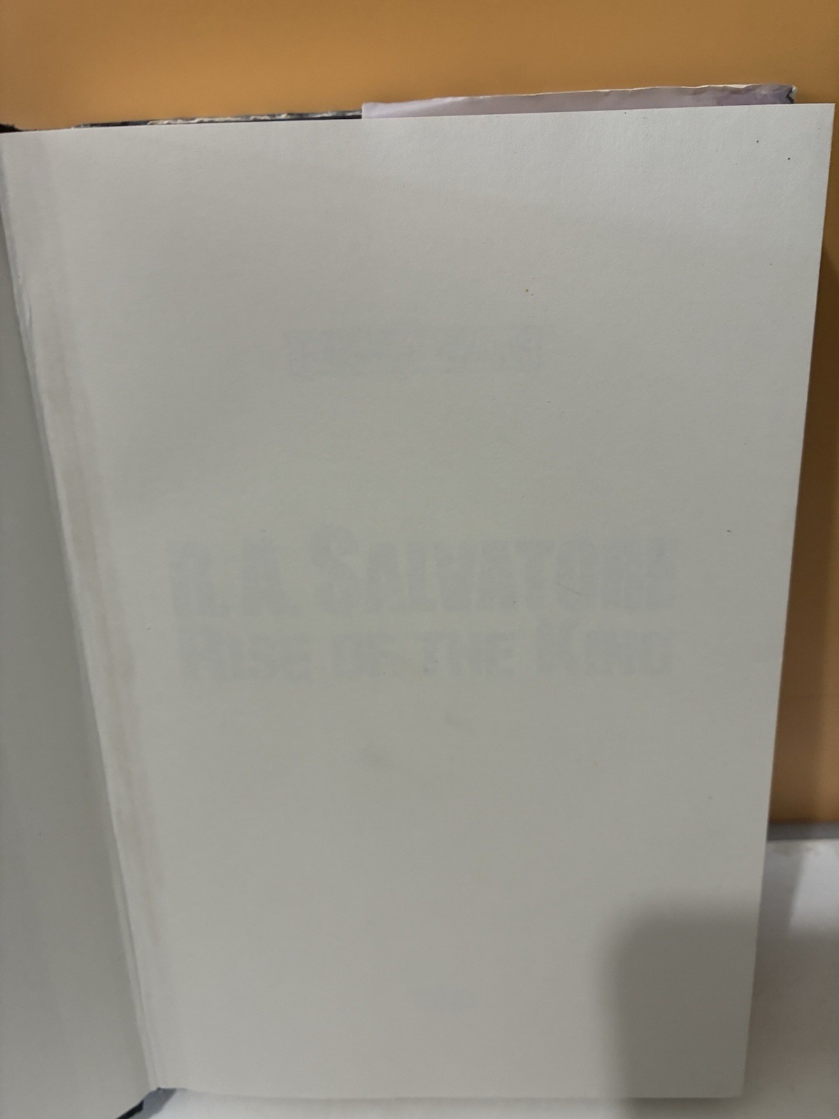 R A Salvatore Rise of the King Forgotten Realms Dungeons & Dragons 1st Printing